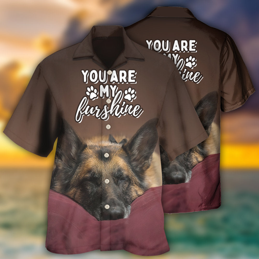 German Shepherd Furshine Cute Dog - Hawaiian Shirt