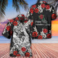 Skull Valentine Dark Romance Art - Hawaiian Shirt