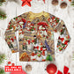 Christmas Snowman Couple Love Xmas - Pajamas Long Sleeve - Owls Matrix LTD