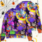 Halloween Cute Witch Ghost Magic Forest – Sweater - Ugly Christmas Sweater