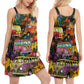 Hippie Mountain Legend Art – Women's Summer Sleeveless V-Neck Camisole Dress