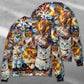 Colorful Cat Art Lover Mixer Style – Sweater - Ugly Christmas Sweater