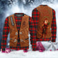 Santa Cowboy Christmas Vintage Style – Sweater - Ugly Christmas Sweater