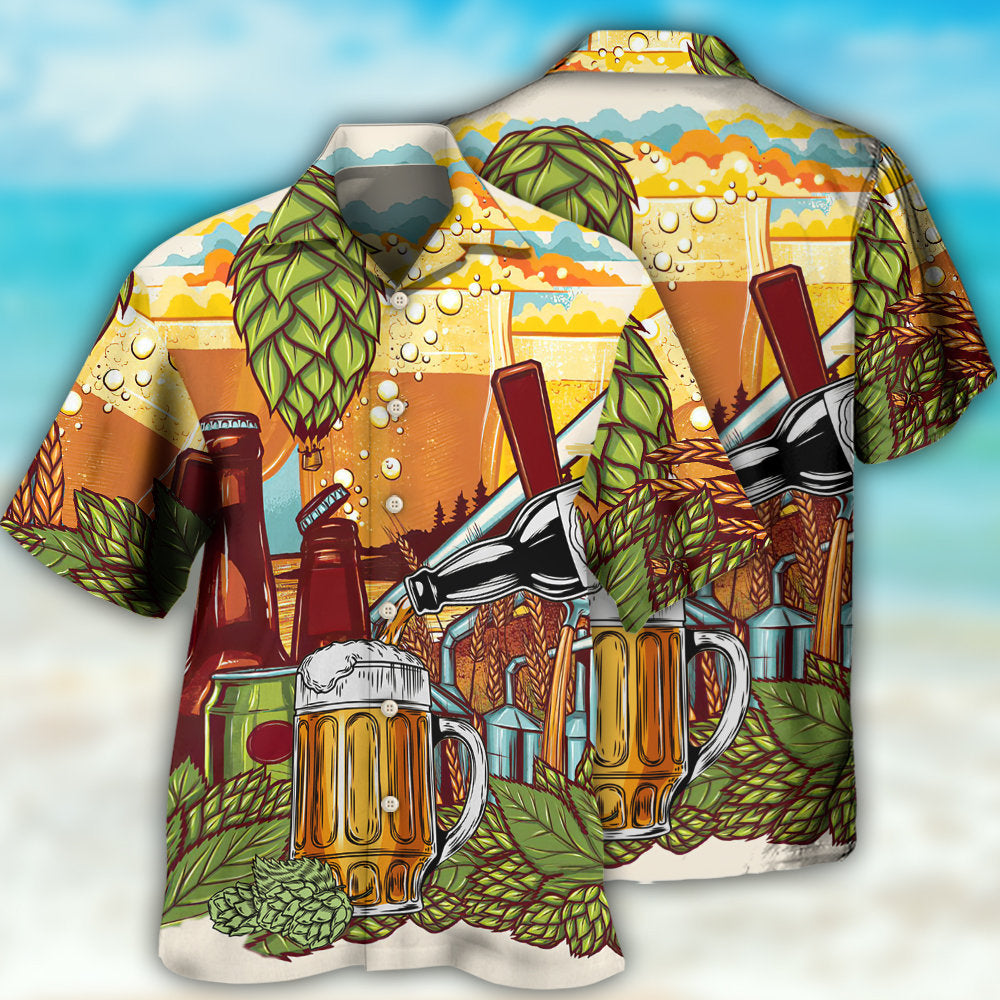 Its Beer Time Drinking Fun – Hawaiian Shirt