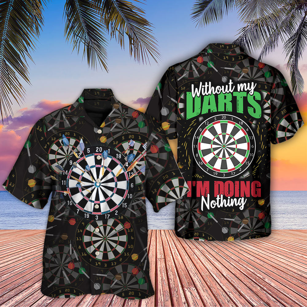 Funny Dart Minimalist Humor – Hawaiian Shirt