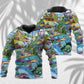 Hippie Shark Colorful Peace - 3D Hoodie