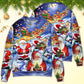 Christmas Funny Santa Happy Xmas Is Coming – Sweater - Ugly Christmas Sweater