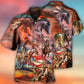 Native Horse Patriotic Flag Independence Day - Hawaiian Shirt
