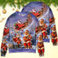 Christmas Santa Funny Art Style – Sweater - Ugly Christmas Sweater