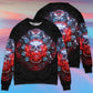 Skull Electric Dream Fantasy Art – Sweater - Ugly Christmas Sweater