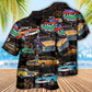Muscle Car Speed Racing Road - Hawaiian Shirt