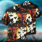 Halloween Bigfoot UFO Funny Paranormal - Hawaiian Shirt