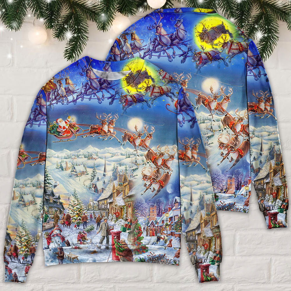 Christmas Be Santa Be Claus Quote – Sweater - Ugly Christmas Sweater