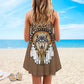Amazing Native Wolf Vibes – Women's Summer Sleeveless V-Neck Camisole Dress