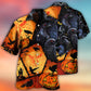 Halloween Raven And Pumpkin Spooky – Hawaiian Shirt