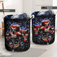 Skull Love America Forever - Laundry Basket - Owls Matrix LTD