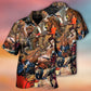 Hunting Bear Cowboy Cool Art – Hawaiian Shirt