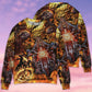 Skull Motorcycle Racing Fire Style – Sweater - Ugly Christmas Sweater