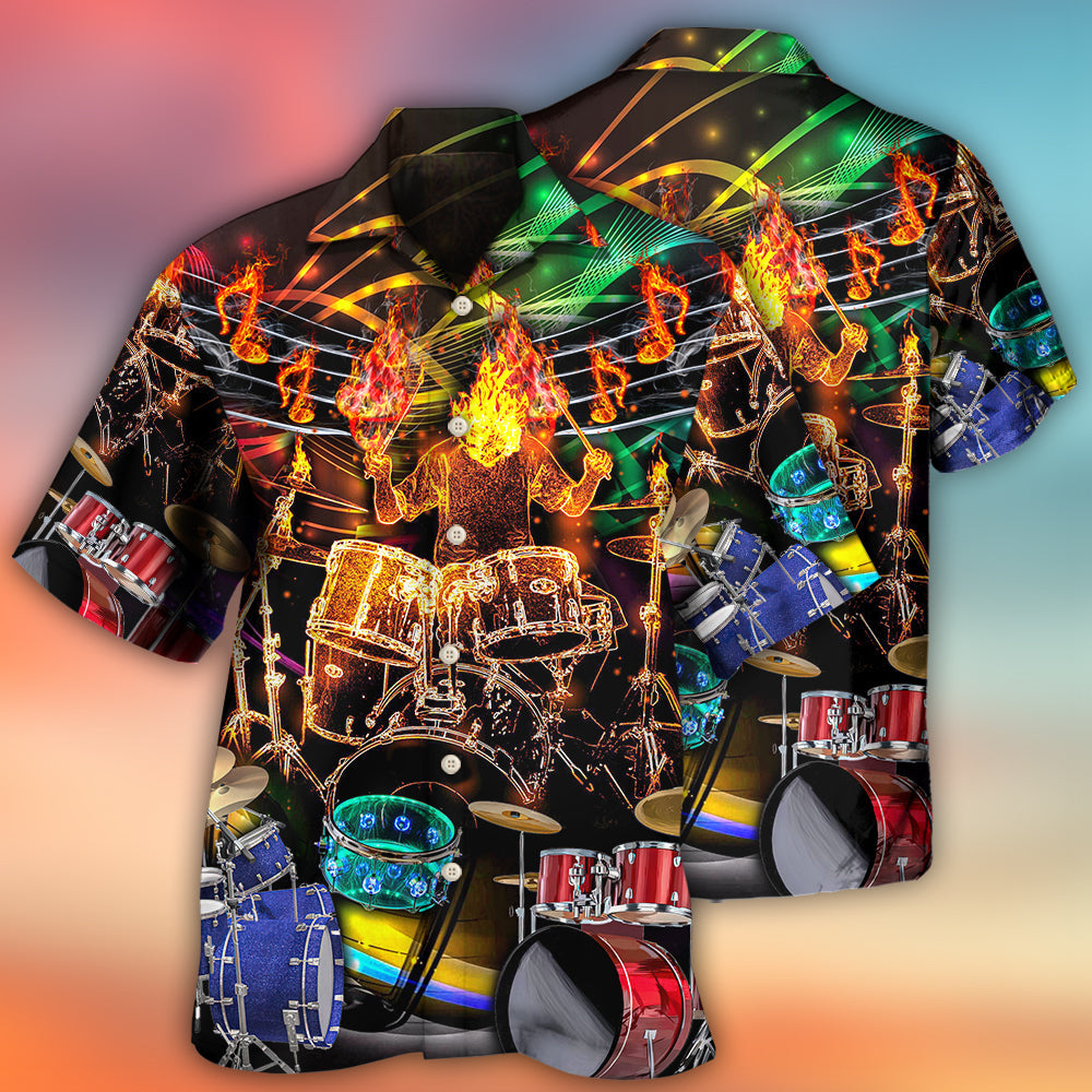 Drum Is My Life Colorful Music Style – Hawaiian Shirt