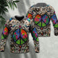 Hippie Peace Galaxy Art - 3D Hoodie