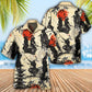 Samurai Mountain Sketch Art – Hawaiian Shirt