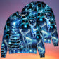 Christmas Deer Snowman Tree Glow Light – Sweater - Ugly Christmas Sweater