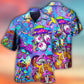 Hippie Mushroom Colorful Psychedelic Style – Hawaiian Shirt