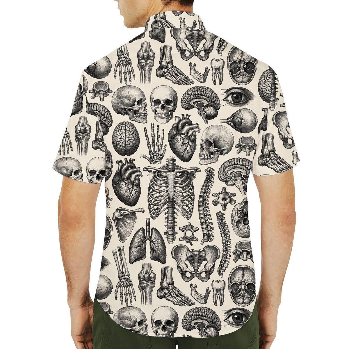 Human Anatomy Medical Skeleton Science 2 – Hawaiian Shirt