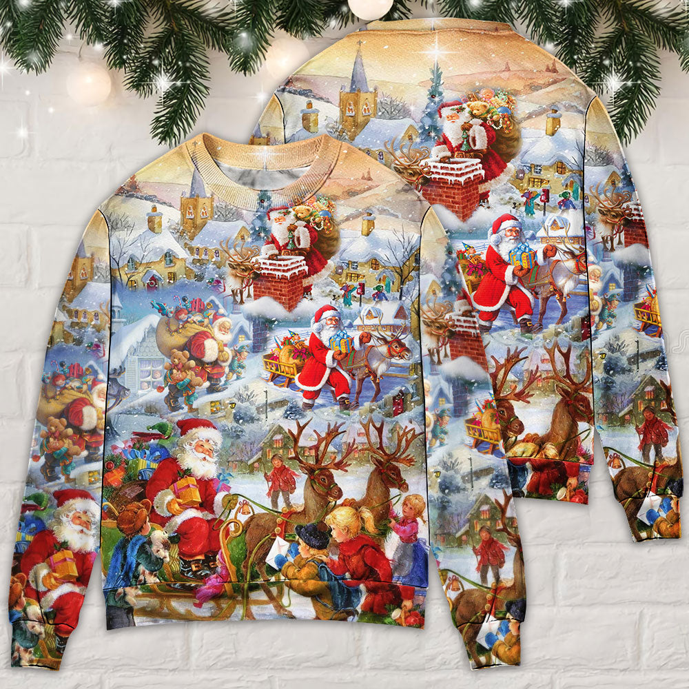 Merry Holly Jolly Christmas Quote – Sweater - Ugly Christmas Sweater