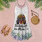 Floral Dachshund Mom – Women's Summer Sleeveless V-Neck Camisole Dress