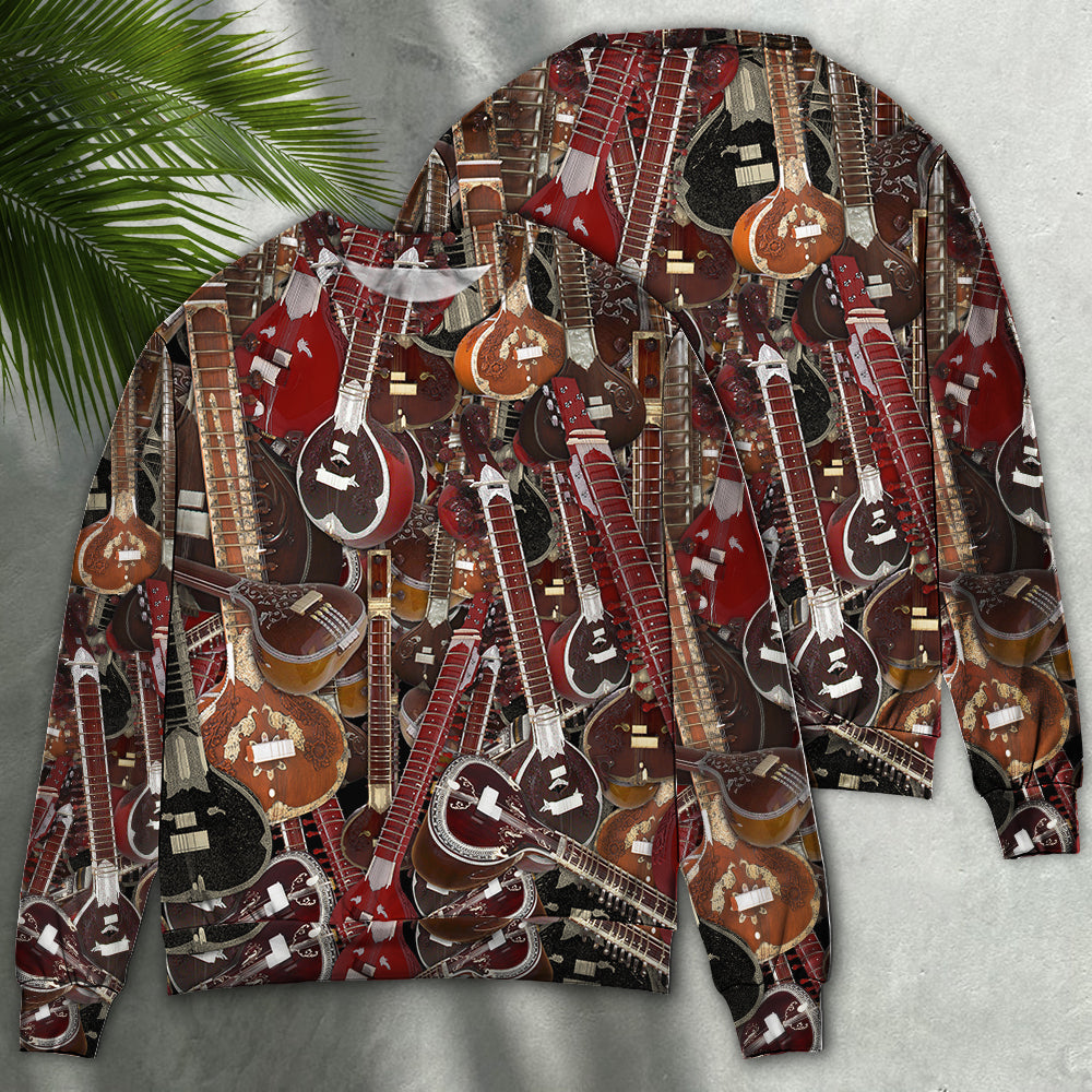 Sitar Music Lover Quote Style – Sweater - Ugly Christmas Sweater