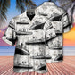 Retro Cruise Sea Map Nautical Art – Hawaiian Shirt