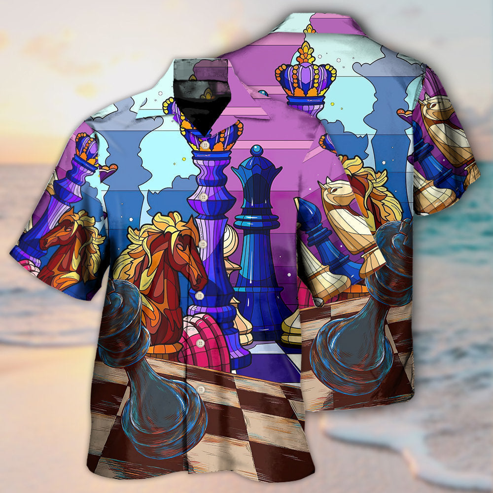 Chess Life Strategy Board Game - Hawaiian Shirt
