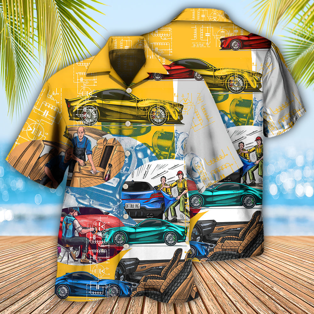 Car Auto Detailing Garage Center – Hawaiian Shirt