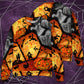 Halloween Ghost Pumpkin Night Art – Sweater - Ugly Christmas Sweater
