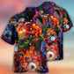 Drum Is My Life Fire Skull Art – Hawaiian Shirt
