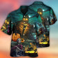 Halloween Dark Skull Spooky Art – Hawaiian Shirt