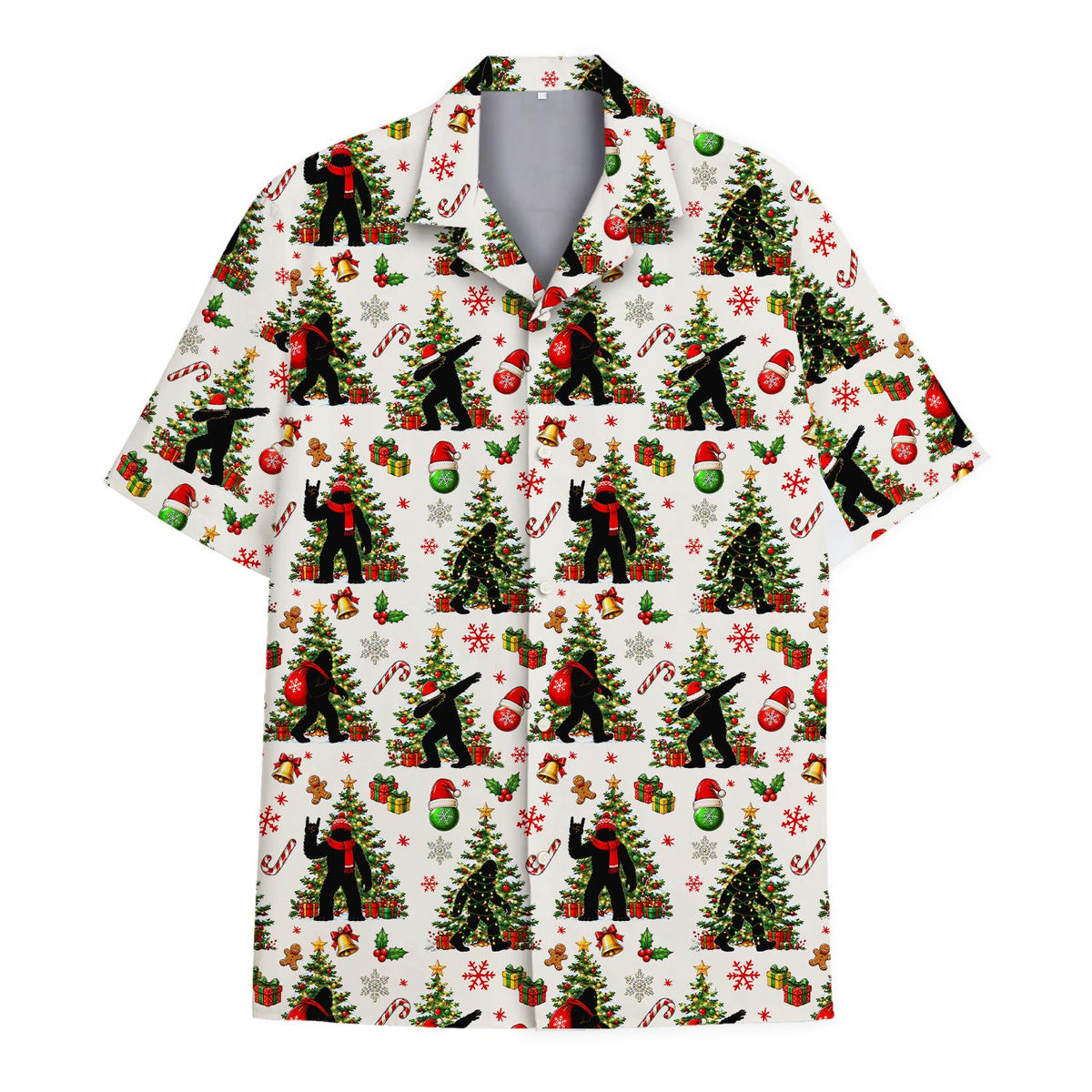 Floral Bigfoot Sasquatch Summer Beach – Hawaiian Shirt