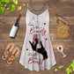 Wild Wine Summer Spirit – Women's Summer Sleeveless V-Neck Camisole Dress