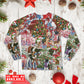 Christmas Farm Merry Xmas - Pajamas Long Sleeve - Owls Matrix LTD
