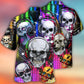 Skull Aloha Music Party Vibe Art – Hawaiian Shirt