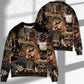 Steampunk Cat Art Calm Mechanical Style – Sweater - Ugly Christmas Sweater