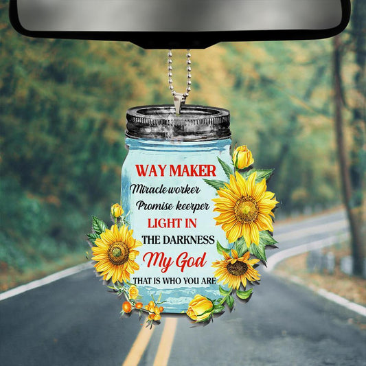 Sunflower Jar Faithful Path 20 Oz Tumbler For Travel Gifts