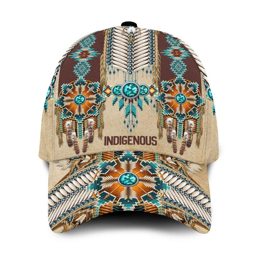 Personalized Indigenous Native Pattern Fabric – Classic Cap