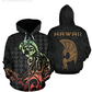 Hawaii Warrior Helmet Art - 3D Hoodie