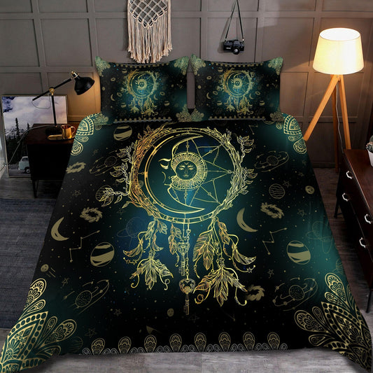 Yoga Love Peace Life Bedding Cover For Boho Bedroom Decor