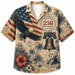 America 250th Anniversary Vintage USA Hawaiian Shirt 1776-2026