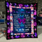 Butterfly To My Mom Flannel Blanket For Living Room And Bedroom Styling