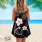 Turtle Is Beach Soul Limited 4 – Women's Summer Sleeveless V-Neck Camisole Dress