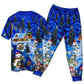 Christmas Snowman Chilling With My Snowmies - Pajamas Short Sleeve - Owls Matrix LTD